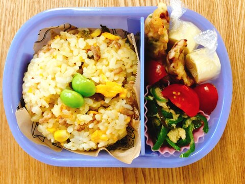 ☆今週のお弁当☆(3)高菜チャーハン弁当